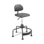 Safco Task Master Economy Industrial Chair, Supports Up to 250 lb, 17" to 35" Seat Height, Black (SAF5117) View Product Image