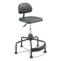 Safco Task Master Economy Industrial Chair, Supports Up to 250 lb, 17" to 35" Seat Height, Black