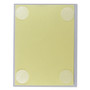 C-Line Cubicle Keepers Hook and Loop-Backed Display, 9.2 x 11.41, Velcro Mount, Clear, 2/Pack