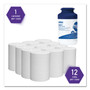Kimtech WetTask System Prep Wipers for Bleach/Disinfectants/Sanitizers Hygienic Enclosed System Refills, w/Canister, 55/Rl,12 Roll/Ct