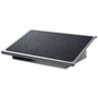 3M Adjustable Steel Footrest, Nonslip Surface, 22w x 14d x 4 to 4.75h, Black/Charcoal