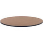 Lorell Classroom Activity Tabletop - High Pressure Laminate (HPL) Round, Medium Oak Top - 1.13" Table Top Thickness x 48" Table Top Diameter - Assembly Required