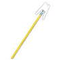 Boardwalk Wedge Dust Mop Head Frame/Lacquered Wood Handle, 0.94" dia x 48" Length, Natural
