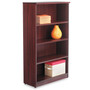 Alera Valencia Series Bookcase, Four-Shelf, 31.75w x 14d x 54.88h, Mahogany