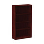 Alera Valencia Series Bookcase, Four-Shelf, 31.75w x 14d x 54.88h, Mahogany (ALEVA635632MY) View Product Image