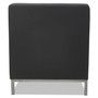 Alera QUB Series Armless L Sectional, Center Seat, 26.38" x 26.38" x 30.5", Black