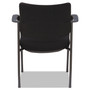 Alera IV Series Fabric Back/Seat Guest Chairs, 24.8" x 22.83" x 32.28", Black Seat, Black Back, Black Base, 2/Carton (ALEIV4317A) View Product Image