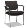 Alera IV Series Fabric Back/Seat Guest Chairs, 24.8" x 22.83" x 32.28", Black Seat, Black Back, Black Base, 2/Carton (ALEIV4317A) View Product Image