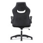 Sadie 9-One-One High-Back Racing Style Chair with Flip-Up Arms, Supports Up to 225 lb, Black Seat, Gray Back, Black Base (BSXVST911) View Product Image