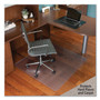 ES Robbins Floor+Mate, For Hard Floor to Medium Pile Carpet up to 0.75", 46 x 48, Clear