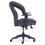 SertaPedic Cosset Ergonomic Task Chair, Supports Up to 275 lb, 19.5" to 22.5" Seat Height, Gray Seat/Back, Black Base (SRJ48967B) View Product Image