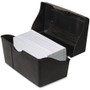 Advantus Index Card Holder - Plastic - Black