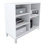 Union & Scale Essentials Laminate Bookcase, Five-Shelf, 36w x 15d x 31.6h, White