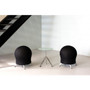 Safco Zenergy Ball Chair, Backless, Supports Up to 250 lb, Black Fabric Seat, Silver Base (SAF4750BL) View Product Image