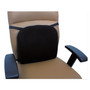 Alera Cooling Gel Memory Foam Backrest, Two Adjustable Chair-Back Straps, 14.13 x 14.13 x 2.75, Black (ALECGC411) View Product Image