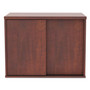 Alera Open Office Desk Series Low Storage Cabinet Credenza, Woodgrain Laminate, 29.5w x 19.13d x 22.78h, Medium Cherry