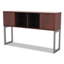 Alera Open Office Desk Series Hutch, 59w x 15d x 36.38h, Medium Cherry (ALELSHH60MC) View Product Image