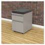 Alera File Pedestal with Full-Length Pull, Left or Right, 2-Drawers: Box/File, Legal/Letter, Light Gray, 14.96" x 19.29" x 21.65" (ALEPBBFLG) View Product Image