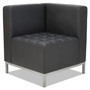 Alera QUB Series Corner Sectional, 26.38" x 26.38" x 30.5", Black