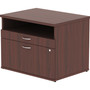 Lorell Relevance Series Mahogany Laminate Office Furniture Credenza - 2-Drawer (LLR16212) View Product Image