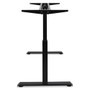 Alera AdaptivErgo Sit-Stand Pneumatic Height-Adjustable Table Base, 59.06" x 28.35" x 26.18" to 39.57", Black