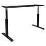 Alera AdaptivErgo Sit-Stand Pneumatic Height-Adjustable Table Base, 59.06" x 28.35" x 26.18" to 39.57", Black (ALEHTPN1B) View Product Image