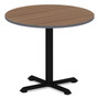 Alera Reversible Laminate Table Top, Round, 35.5" Diameter, Espresso/Walnut (ALETTRD36EW) View Product Image