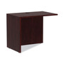 Alera Valencia Series Reversible Return/Bridge Shell, 35w x 23.63d x 29.5h, Mahogany (ALEVA353624MY) View Product Image