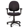 Alera Essentia Series Swivel Task Chair with Adjustable Arms, Supports Up to 275 lb, 17.71" to 22.44" Seat Height, Black (ALEVTA4810) View Product Image