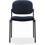 HON VL606 Stacking Guest Chair without Arms, Fabric Upholstery, 21.25" x 21" x 32.75", Navy Seat, Navy Back, Black Base (BSXVL606VA90) View Product Image