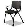 HON Motivate Chair - Black Seat Color - Fabric Seat Material - Black Back Color - Textured Black Frame Color - Reinforced Resin Frame Material
