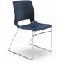 HON Motivate Chair - Plastic Seat Material - Plastic Back Material - Chrome Frame Color - Steel, Reinforced Resin Frame Material - Plastic