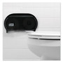 Tork Twin Standard Roll Bath Tissue Dispenser, 12.75 x 5.57 x 8.25, Smoke