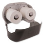 Tork Twin Standard Roll Bath Tissue Dispenser, 12.75 x 5.57 x 8.25, Smoke