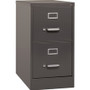 Lorell Fortress Series 26-1/2" Commercial-Grade Vertical File Cabinet - 15" Width x 26.5" Depth x 28.4" Height - 2 x Drawer(s) for File - Letter - Vertical - Label Holder, Drawer Extension, Ball-bearing Suspension, Heavy Duty, Security Lock