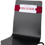 Advantus Social Distancing Chair Strap Sign (AVT98057) View Product Image