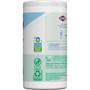 Clorox Free & Clear Compostable All Purpose Cleaning Wipes - 4.25" Length x 4.25" Width - Fragrance-free, Dye-free, Residue-free, Durable - White - 75/Tub - (CLO32486)