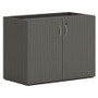 HON Mod HLPLSC3620 Storage Cabinet - 29" Height x 36" Width x 20" Depth - Finish: Slate Teak