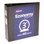 Avery Economy View Binder with Round Rings , 3 Rings, 3" Capacity, 11 x 8.5, Black, (5740)