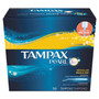 Tampax Pearl Tampons, Regular, 36/Box, 12 Box/Carton
