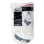Rubbermaid Commercial Web Foot Shrinkless Looped-End Wet Mop Head, Cotton/Synthetic, Medium, White