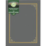 Geographics Letter Certificate Holder - 8 1/2" x 11" - Gray