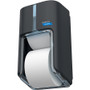 Cascades PRO Tandem DHC Bath Tissue Dispenser - Touchless Dispenser - 2220 x Sheet - 12" Height x 6.6" Width x 7" Depth - Dark Gray - Hygienic, Jam-free, Key Lock