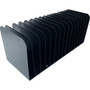 Huron 15-slot Vertical Message Rack - 15 Compartment(s) - Vertical - 6.50" Height x 16" Width x 16.25" Depth - Durable - Black