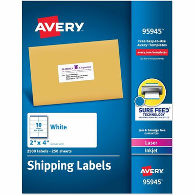 LABEL;SHPNG;2X4;WE;2500 - Envision Supply Source