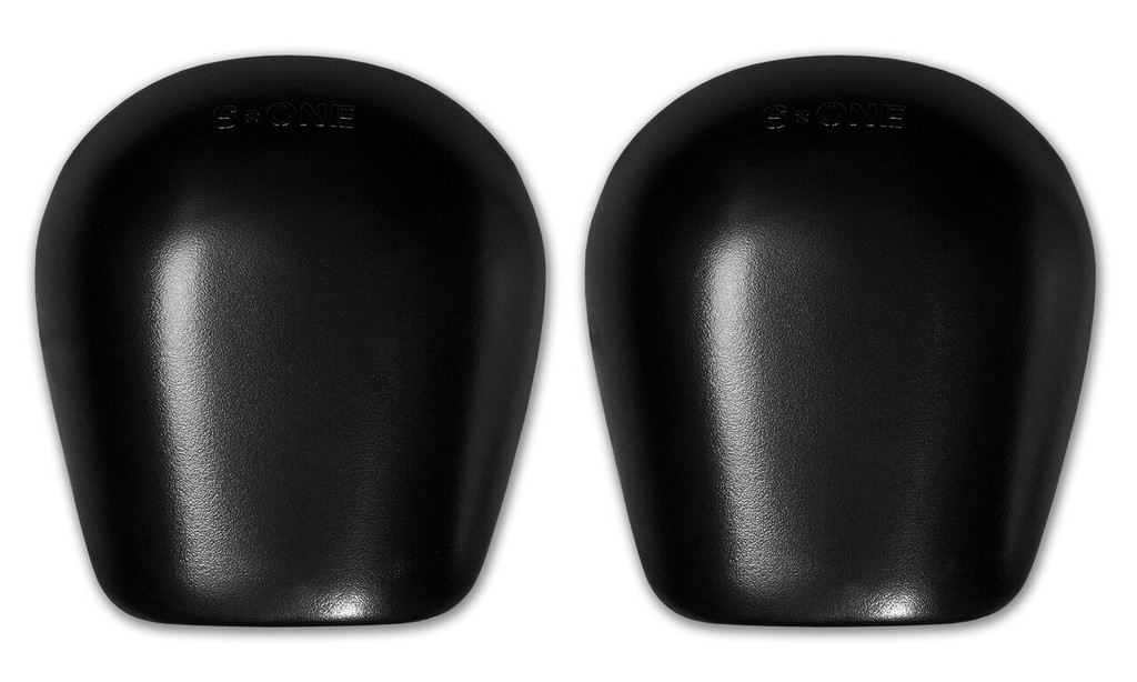 Re- Caps in Black Matte designed for the S1 Pro Knee Pad.