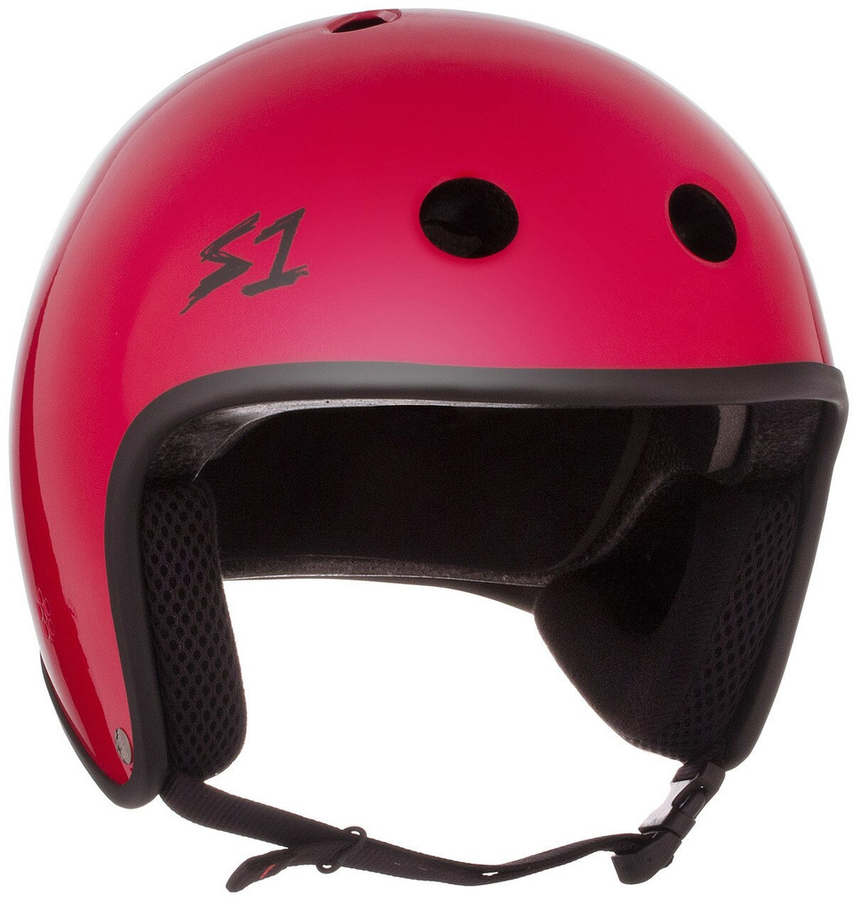 This is a S1 Lifer Helmet with a retro moto helmet look. 
Lightweight, Great fit and fully certified for skate and bike
ASTM Multiple Impact certified
CPSC High Impact certified