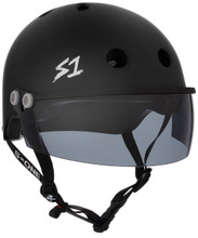 The Lifer w/ Visor Gen 2's new In Mold Mounting System will allow you to take the Visor on and off and replace if needed featuring a Strap Rivet hole for a flush and secure  mount.  Our patented "Cover Catcher" that will allow for multiple helmet covers to be easily put on and off without slipping up or flying off.