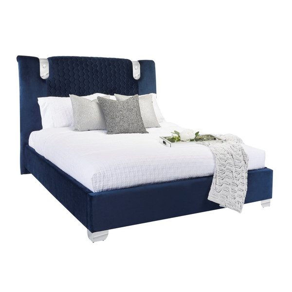 Laura Velvet Bed