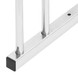 vidaXL Bike Rack for 2 Bikes Galvanized Steel